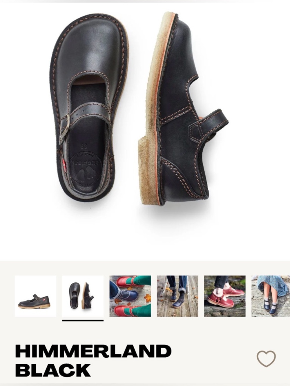 HIMMERLAND BLACK Mary Jane Shoes